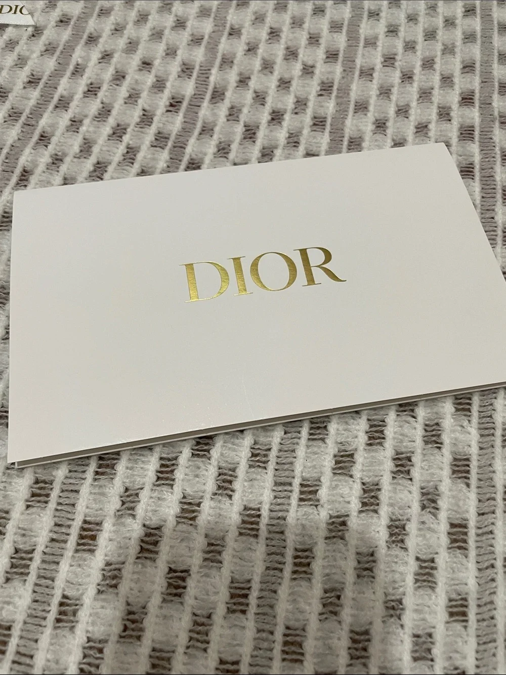 Dior Gold Star Charm Ornament with Gift Bag & Card NWOT